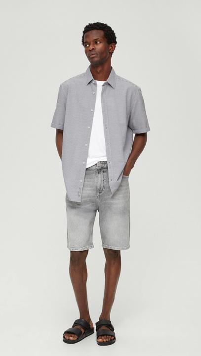 Immagine prodotto s.Oliver Hemd Regular: Kurzarmhemd im Streifendesign (M)