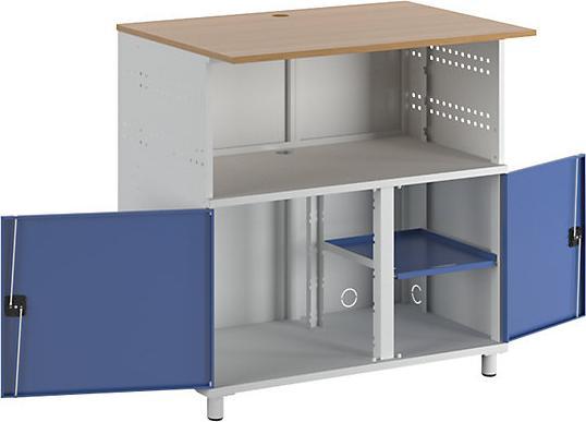 Produktbild RAU PC-Tisch (110 x 80 x 110 cm)