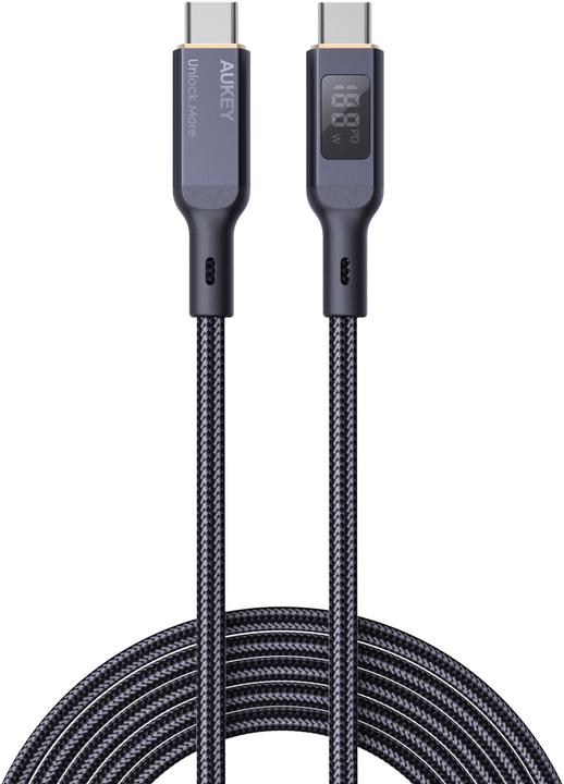 Produktbild Aukey USB C – USB C (1.80 m, USB 2.0, 100 W)