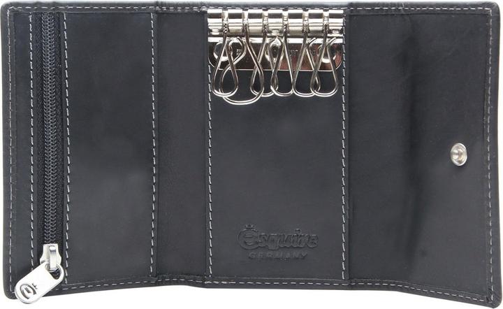 Actual product image Esquire Dallas leather key case 10 cm