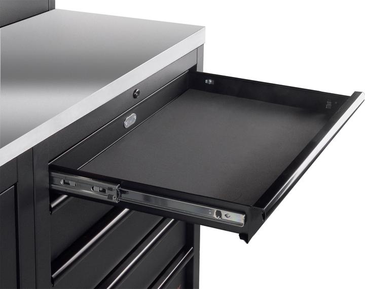 Actual product image Kraftwerk MOBILIO BLK Kombi Lochwand Edelstahl (392 cm, 200 cm)