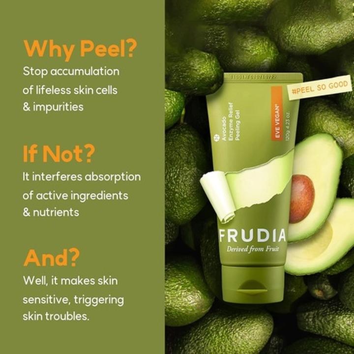Image du produit Frudia Gel gommant à base d'enzymes et d'avocat (Exfoliant nettoyant)
