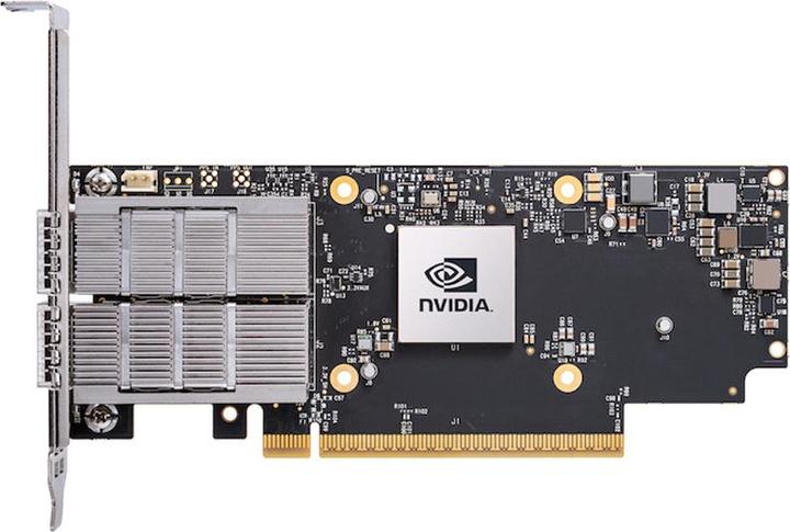 Immagine prodotto NVIDIA Scheda di rete Mellanox ConnectX-7 MCX755106AS-HEAT a doppia porta QSFP112 200Gbit HHHL 900-9X7AH-0