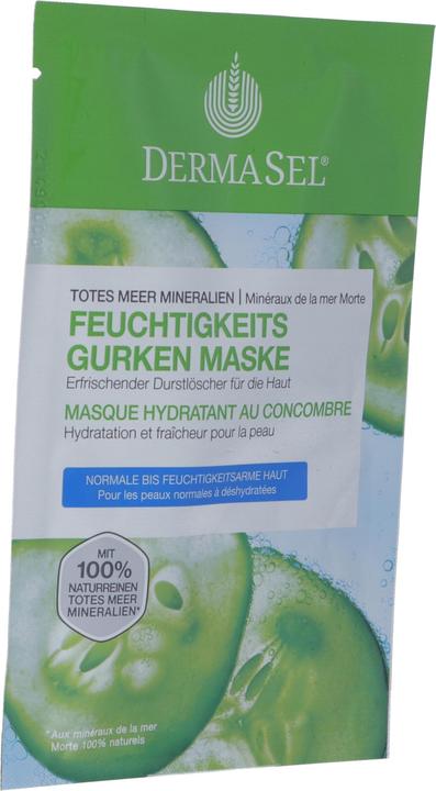 Produktbild DermaSel Feuchtigkeits Gurken Maske (12 ml)