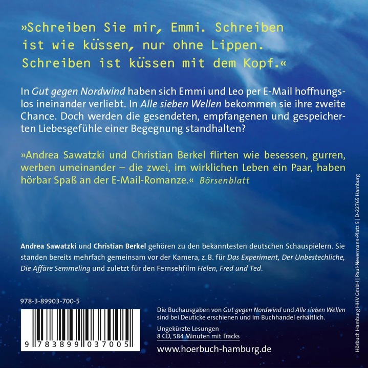 Produktbild Gut gegen Nordwind (Daniel Glattauer, Christian Berkel, Andrea Sawatzki, Deutsch)
