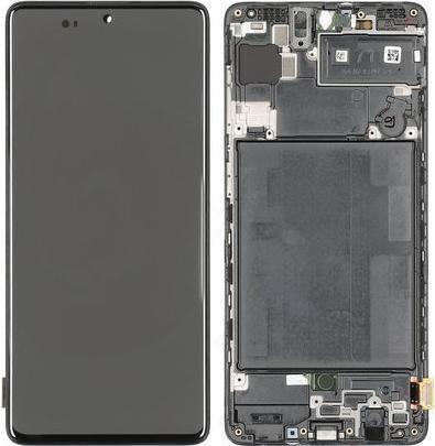 Productafbeelding Samsung Galaxy A71 Screen with LCD Display - Black (Scherm, Galaxy A71)