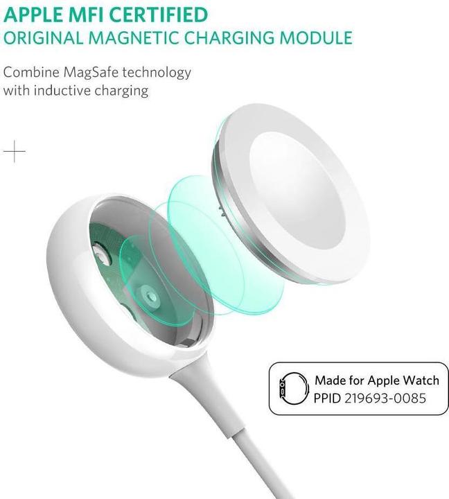 Produktbild Ugreen Wireless Charging für Apple Watch mit USB-A (5 W)