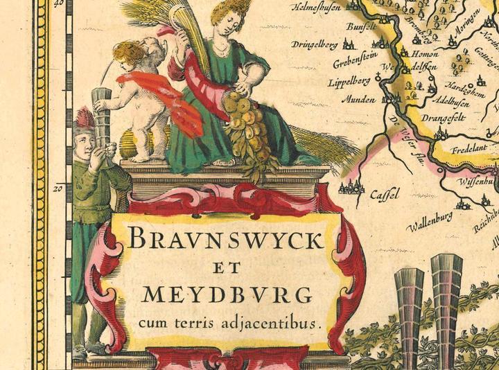 Actual product image Johannes:Historical map: Brunswick