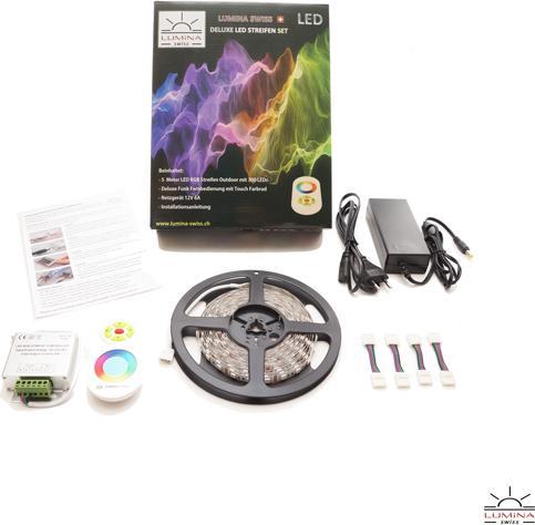 Lumina Swiss Kit de bandes LED multicolores 10m Pure Indoor Deluxe (1000 cm, Intérieur)