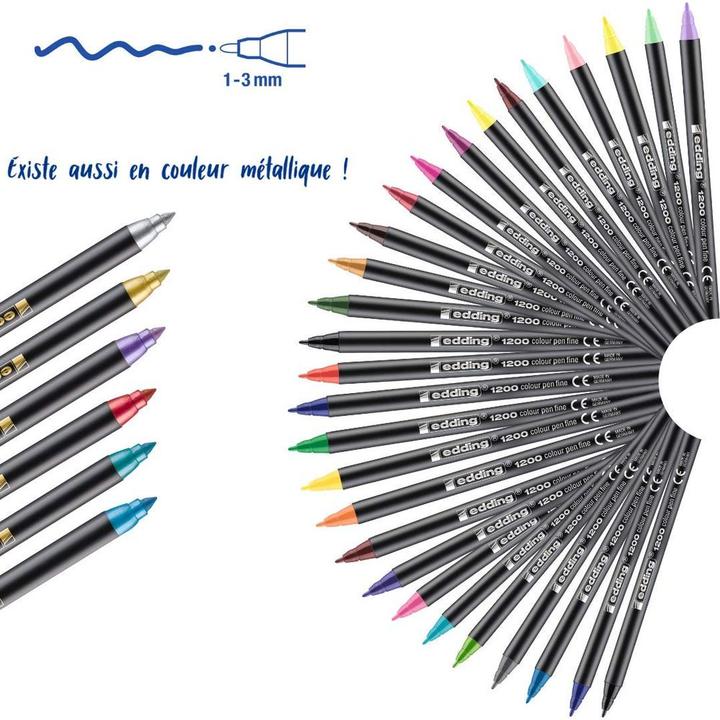 Produktbild Edding 1200 Pastell (6x)