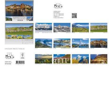 Nährwerte und Zutaten Bildkalender Impression Schweiz (41 x 30.5 cm)