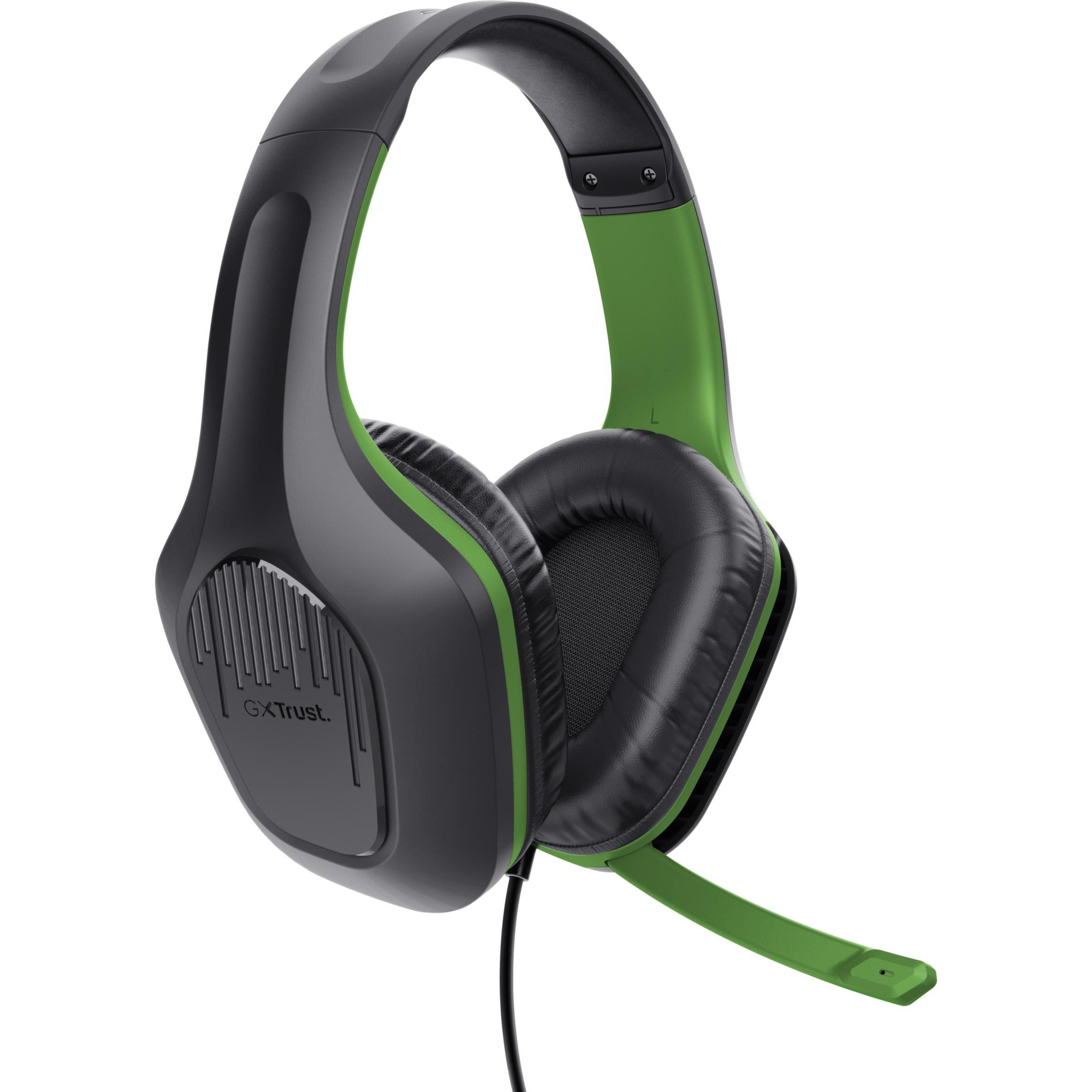 Thumbnail - Trust Gxt415x Zirox Headset Xbox (Kabelgebunden), Gaming Headset, Grün