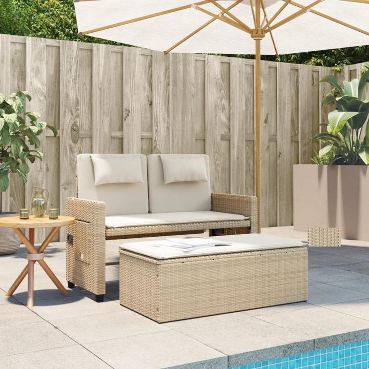 Image du produit vidaXL Ensemble salon de jardin 10 pièces avec coussins