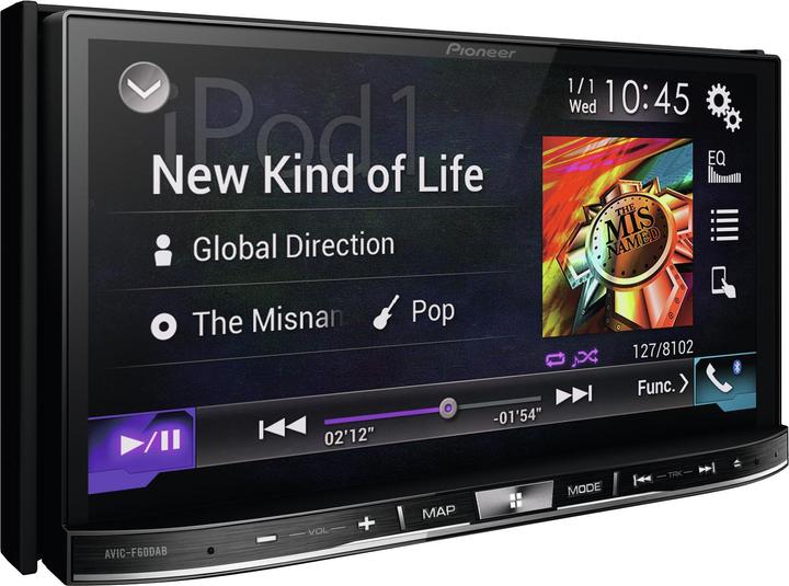 Actual product image Pioneer AVIC-F60DAB without DAB antenna (Apple Carplay)