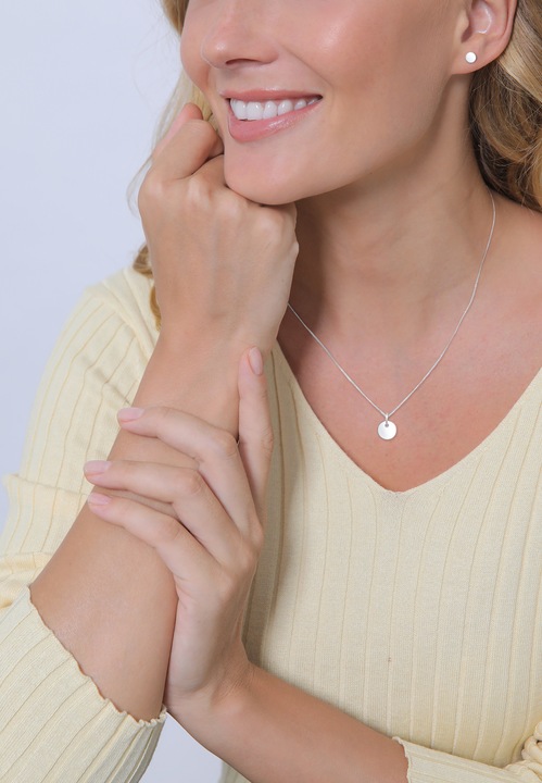 Produktbild Elli Plättchen Geo Basic (925 Silber)