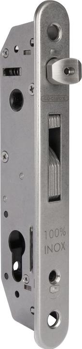 Locinox Rohrrahmenschloss Fortylock mit Hakenriegel, PZ 92,DM 20 mm,Stulp rund,Edelstahl