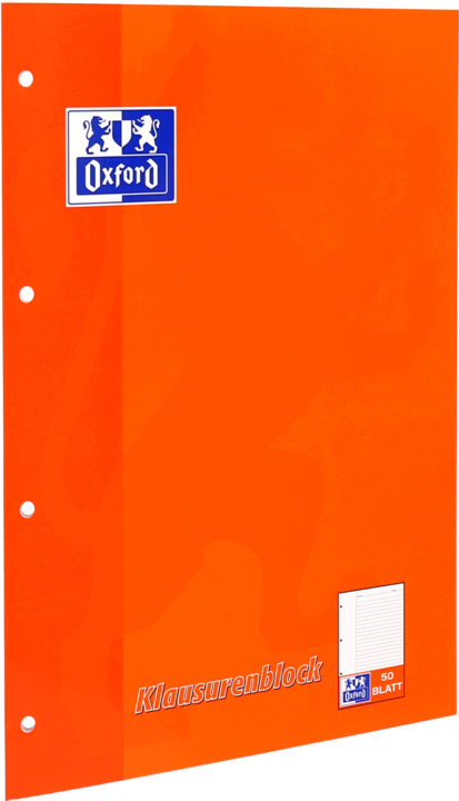 Produktbild Oxford Klausurenblock (A4, Liniert, Kein Einband)