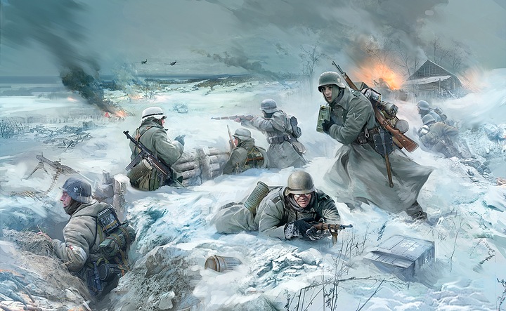 Produktbild Zvezda Z3627 – Model: Infantry German Grip Winter – Scale 1: 35