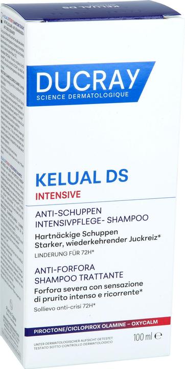 Actual product image Ducray KELUAL DS INTENSIVE Shampoo (Liquid shampoo, 100 ml)