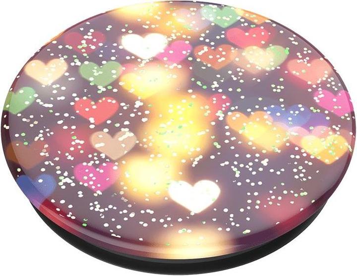 Actual product image PopSockets Glitter Bokeh Hearts