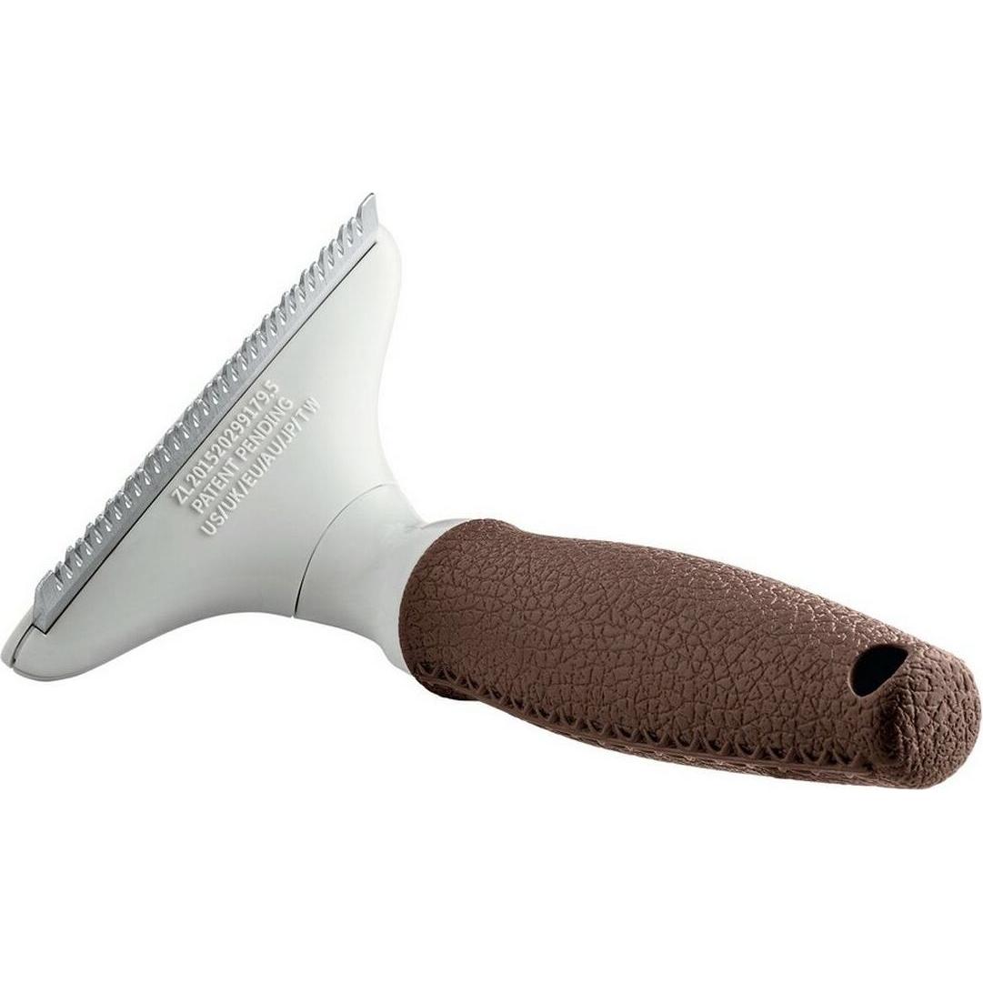 Meilleurs prix pour Hunter Brosse À Décaper Curry Blade Pour Poils Longs L