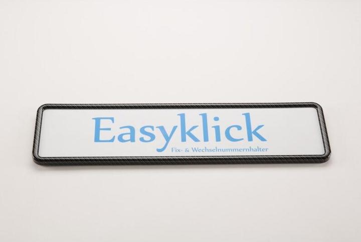 Immagine prodotto Easyklick Numero telaio formato lungo 11x50 SOLO carbonio posteriore (Posteriore, Formato lungo)