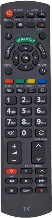 Actual product image Azurano Remote control compatible with PANASONIC N2QAYB000487 (Device-specific remote control, Infrared)