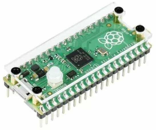 Produktbild WaveShare Transparent acrylic case for Raspberry Pi Pico