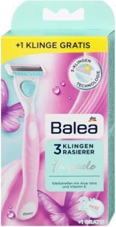 Produktbild dm Balea Rasierer Fairytale 3 Klingen