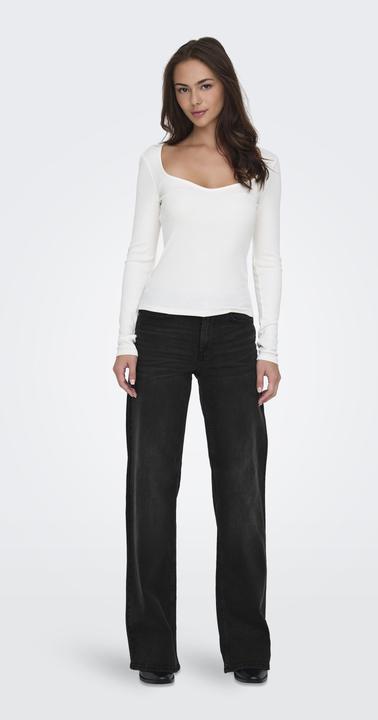 Actual product image Only ONLCHRIS Mittlere Taille Weiter Beinschnitt Jeans Jeans mit weitem Bein (W30/L32)