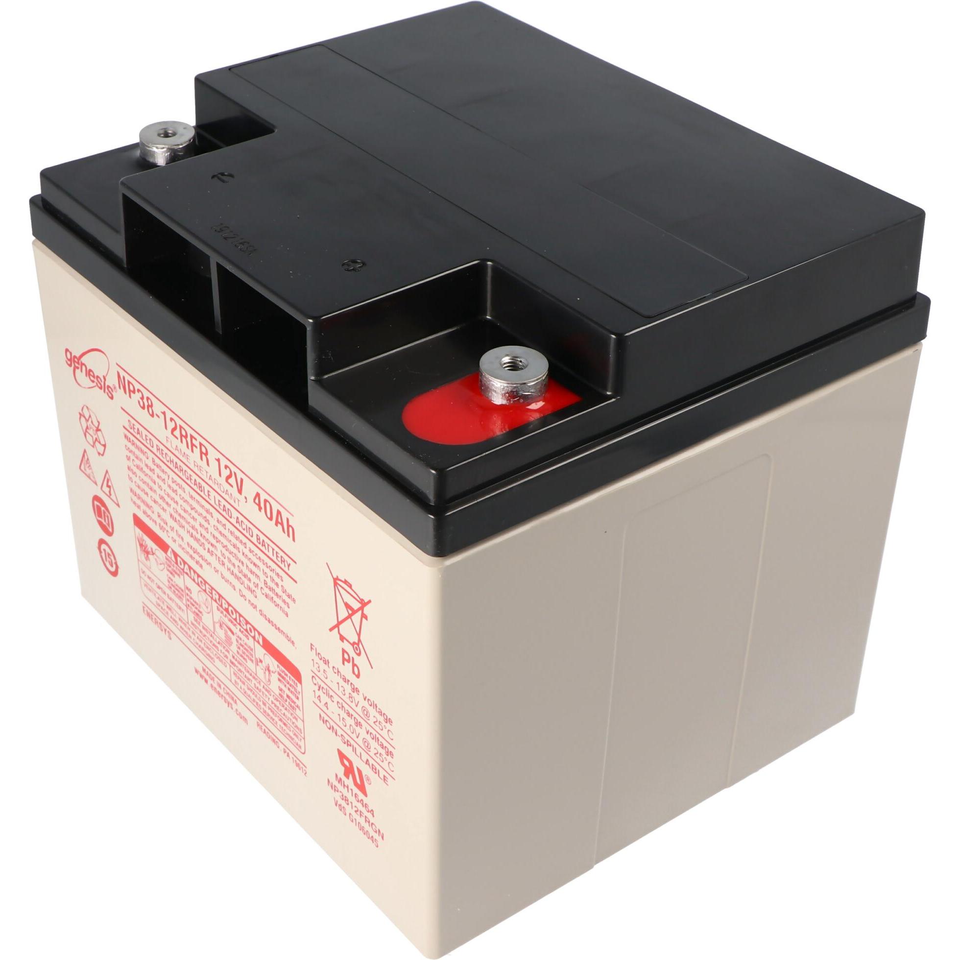 Hawker Energy, Versorgungsbatterie, Hawker Enersys Genesis NP38-12RFR Akku mit M5 Schraubanschluss