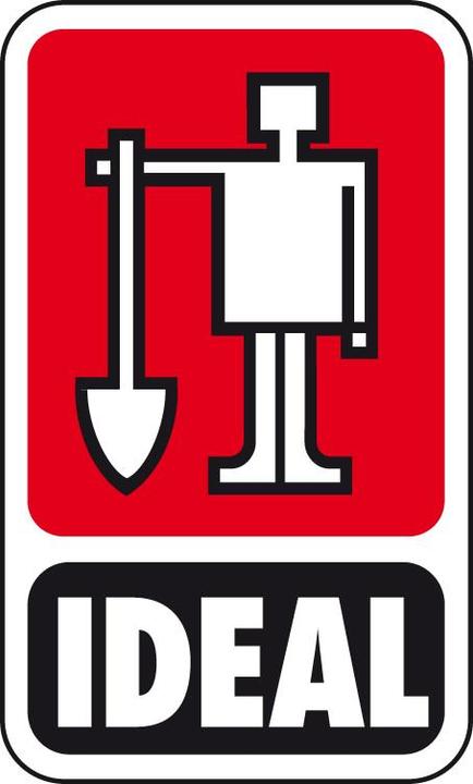 Actual product image Idealspaten Manure hoe 4 tines with rail clamp Siel 135 cm