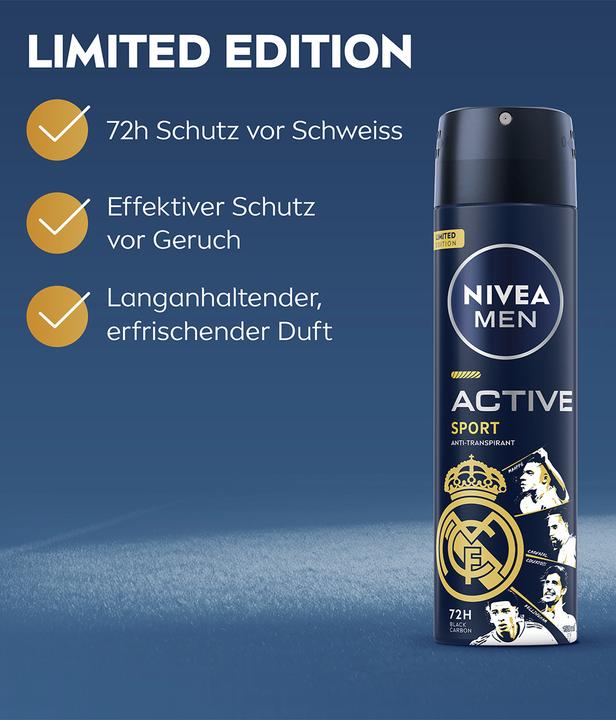 Image du produit NIVEA Active Spray Real Madrid (Spray, 150 ml)