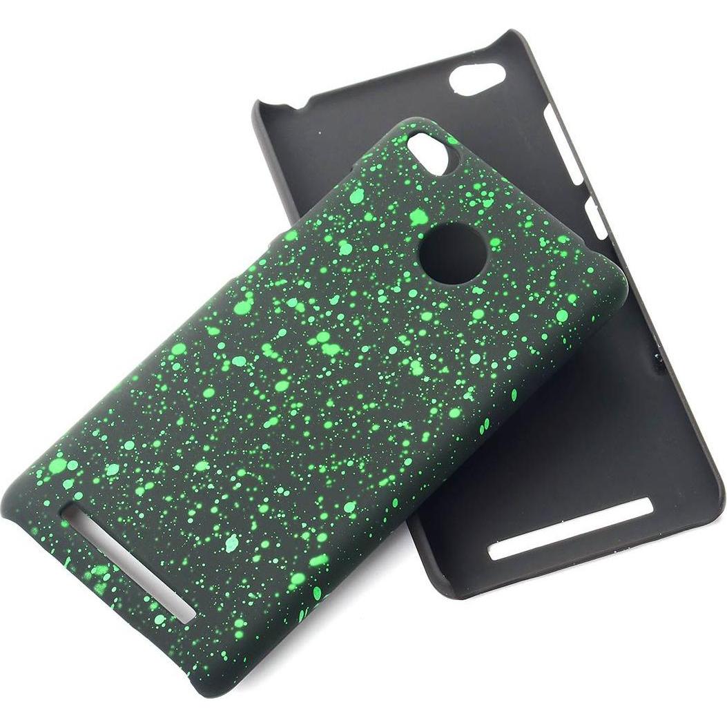 Thumbnail - König Design Handy Hülle Schutz Case Bumper Etuis für Xiaomi Redmi 3 Pro 3D Sterne Grün Neu (Xiaomi Redmi 3 Pro), Smartp...