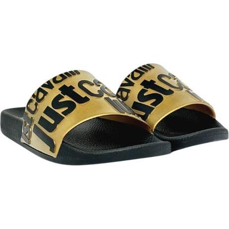Just Cavalli, Donne, Infradito, Fondo Pool Dis Flip-Flops für Damen. 1 Schwarz, Nero, (40)