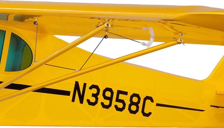 Produktbild Super Flying Model SFM Piper Super Cup 2547 mm gelb 1:4 ARF (Motorflugzeug)