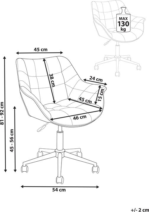 Nährwerte und Zutaten Beliani Labelle (45 - 56 cm)