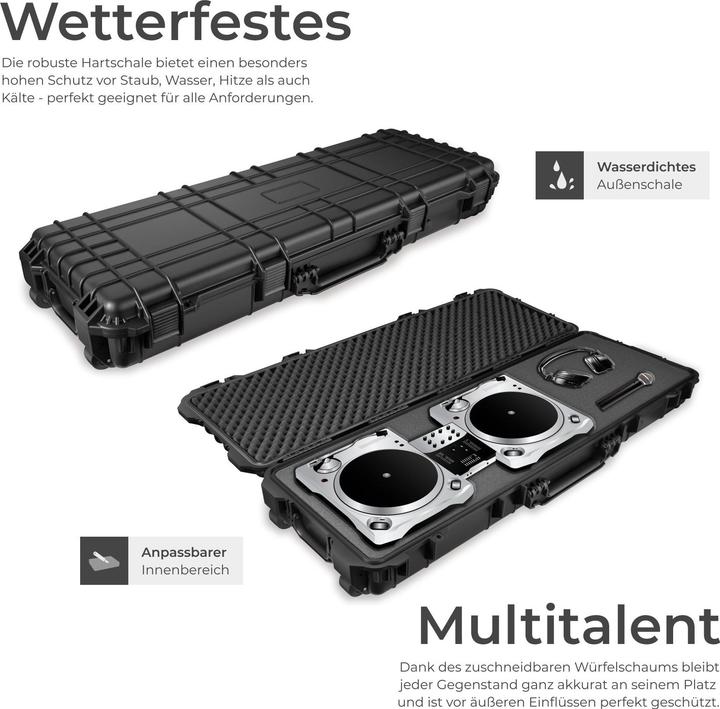 Produktbild tectake Gewehrkoffer Universalbox (48.50 l)