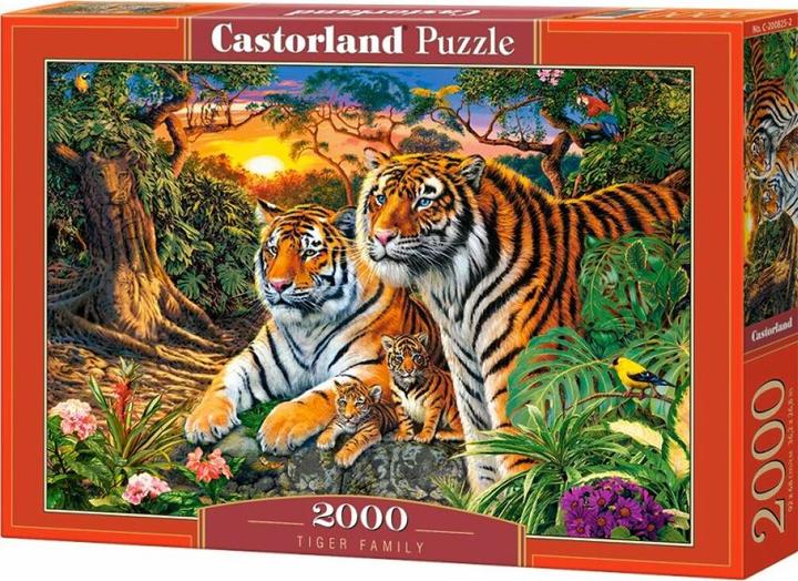 Produktbild Castorland Tiger Family, Puzzle 2000 Teile (2000 Teile)