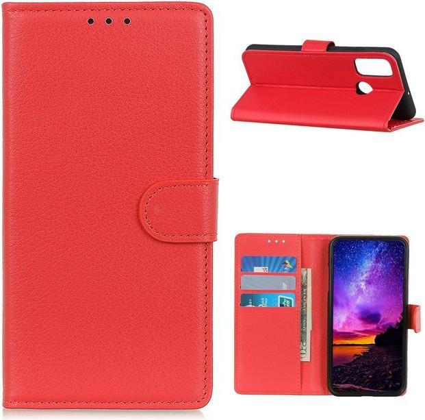 Produktbild MU Classic Litchi Leder Bookcover Series (Realme 7i)