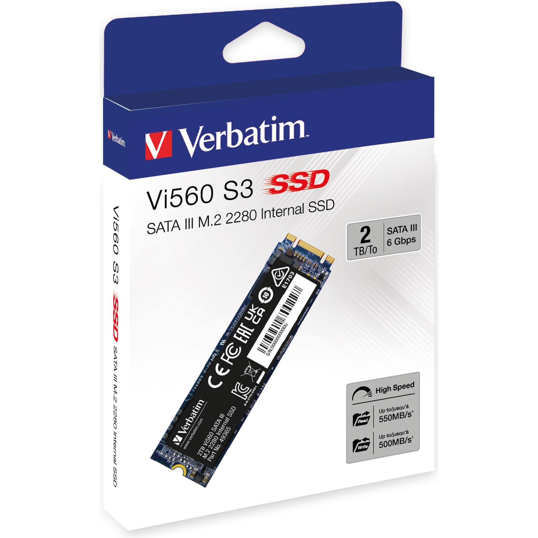 Verbatim Vi560 (2000 GB, M.2 2280), SSD