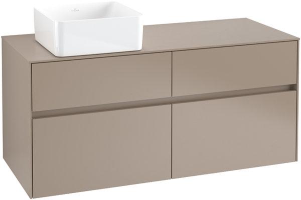 Produktbild Villeroy & Boch Collaro Waschbeckenunterschrank 1200x548x500 mm, 4 Auszüge, für Waschbecken links (127 x 62 x 57 cm)