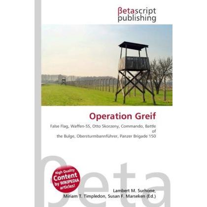 Operation Greif, Fachbücher