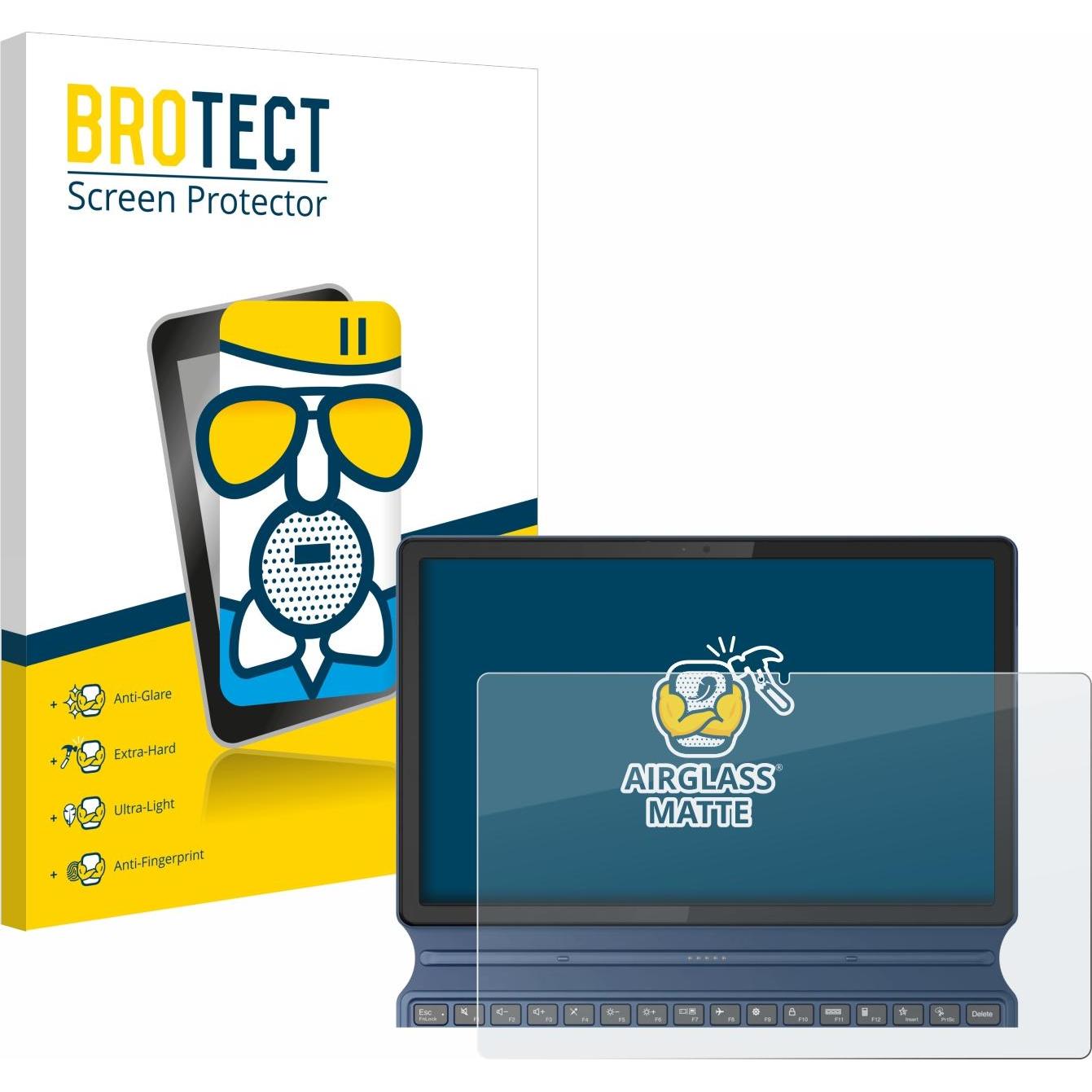 BROTECT AirGlass Panzerglasfolie Matt (11"), Notebook Schutzfolie