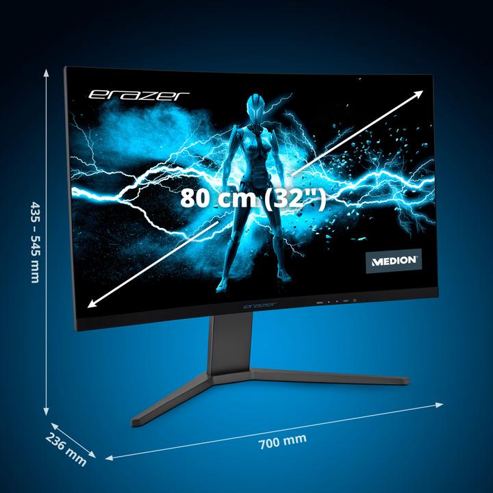 Actual product image Medion Erazer Spectator X10 (2560 x 1440 pixels, 32")