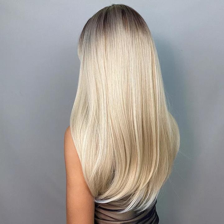 Image du produit Noya Kunsthaar Perücke Synthetic Wig - Blond / Braun 60cm (Marron, Blond, 22 cm)