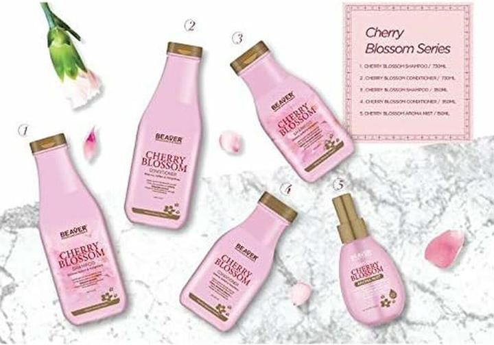 Produktbild Beaver Shampoo CHERRY BLOSSOM 350 ml (Flüssiges Shampoo, 350 ml)