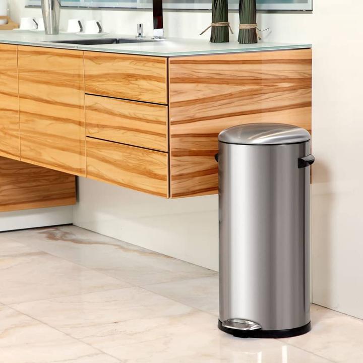 Actual product image EKO Pedal bin Belle Deluxe 30 litres stainless steel (30 l)