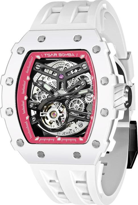 Tsar Bomba TB8208C-08 Herrenuhr Elementar Keramik Automatik 44mm