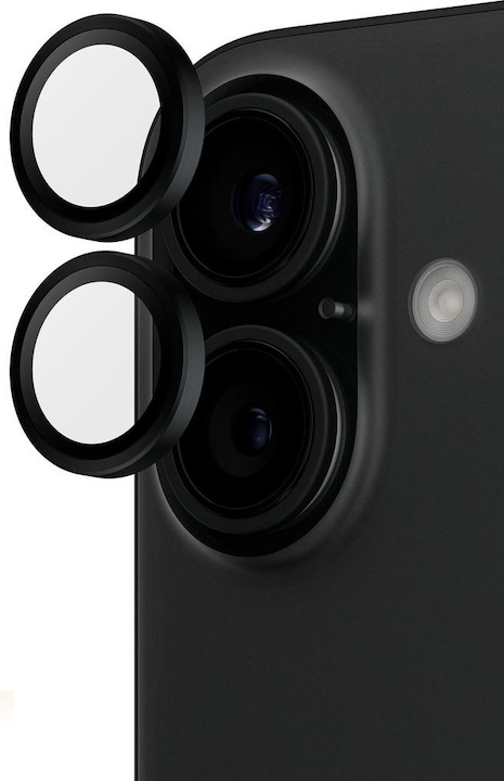 Actual product image PanzerGlass Hoops Camera Lens Protector (1 Piece, Apple iPhone 16 Plus, Apple iPhone 16)